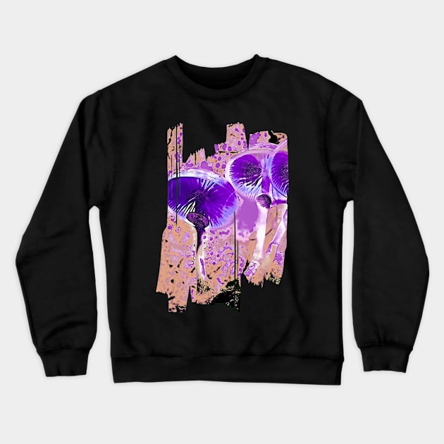 Psychedelic Mushrooms Crewneck Sweatshirt by Urban_Vintage